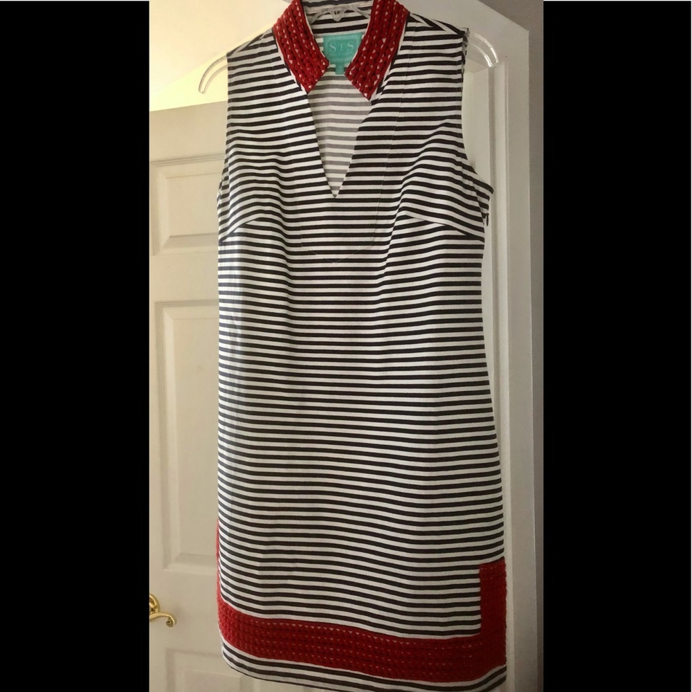 Sail to Sable Sleeveless Tunic Dress